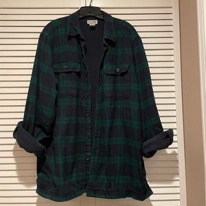 Men’s L.L. Bean Fleece-lined Flannel.